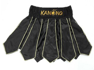 Kanong Muay Thai gladiator Shorts : KNS-142-Black